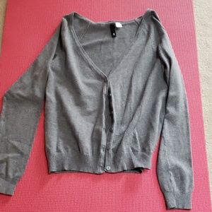 H&M Medium Gray Cardigan